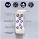 White Ceramic Blue Floral Adhesive Wall Hook